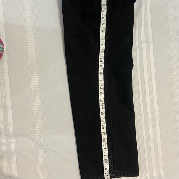 LEVI’S 505 Black Mens Bootcut Jeans EUC Size 40 x 29 - Picture 11 of 11